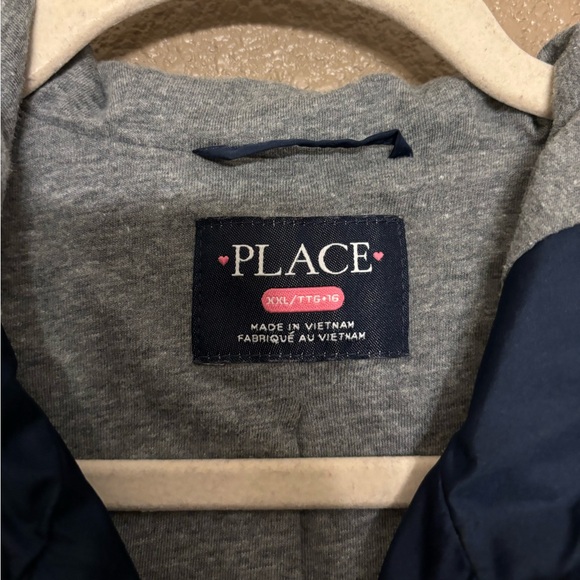 Children’s Place Girls Navy Rain Jacket - XXL/16 - Picture 6 of 7